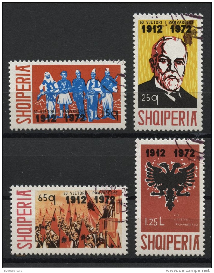 ALBANIA, 60th DAY ANNIVERSARY OF THE ALBANIAN INDEPENDENCE 1942, U SET - Albanie