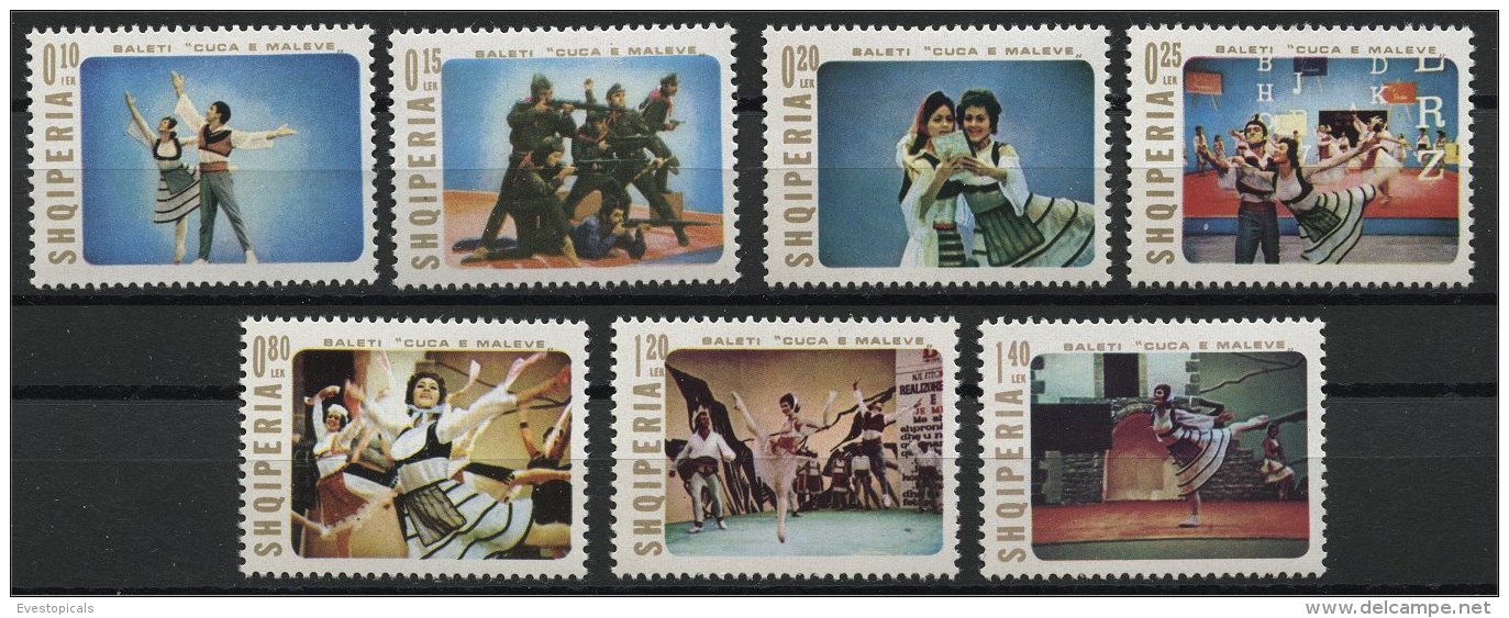 ALBANIA, BALLET 1976, NH SET - Albanien