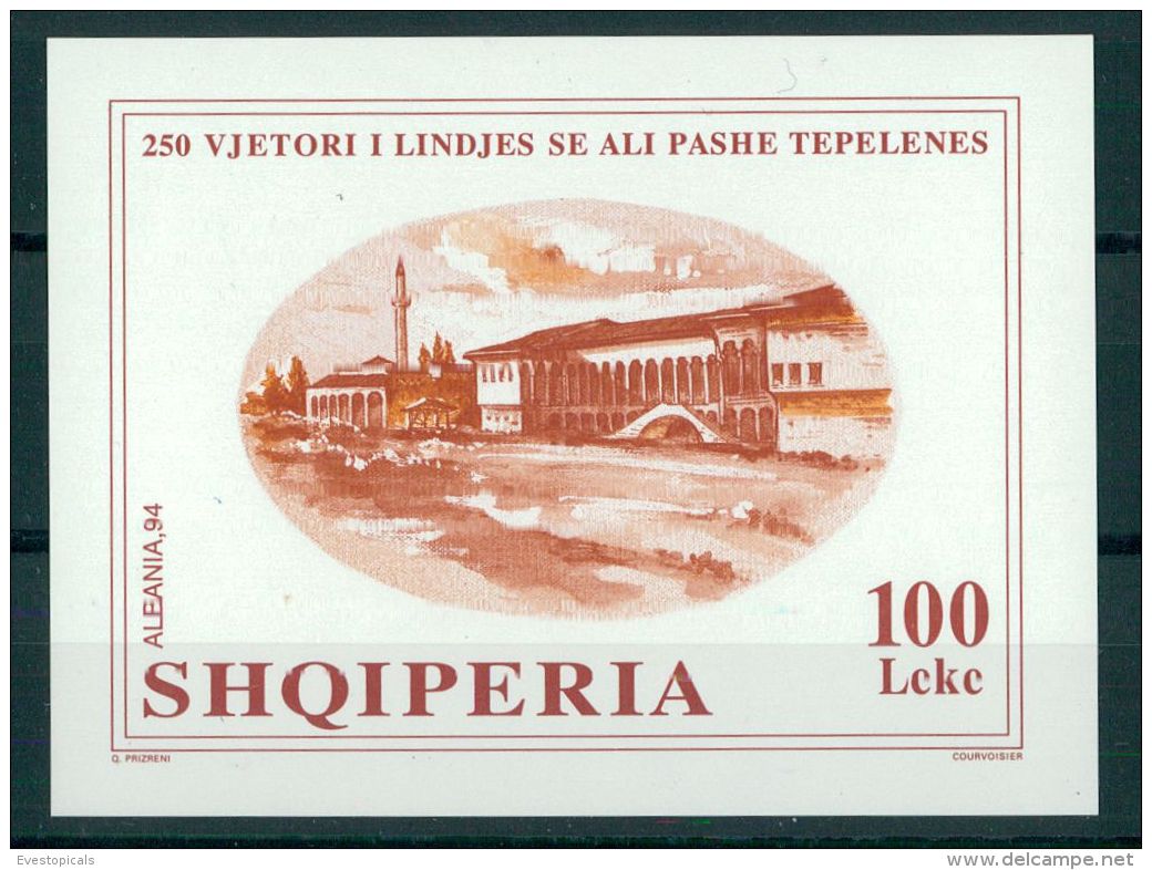 ALBANIA, 250th YEAR ANNIVERSARY OF ALI PASCHA TEPELENA 1995, NH BLOC - Albania