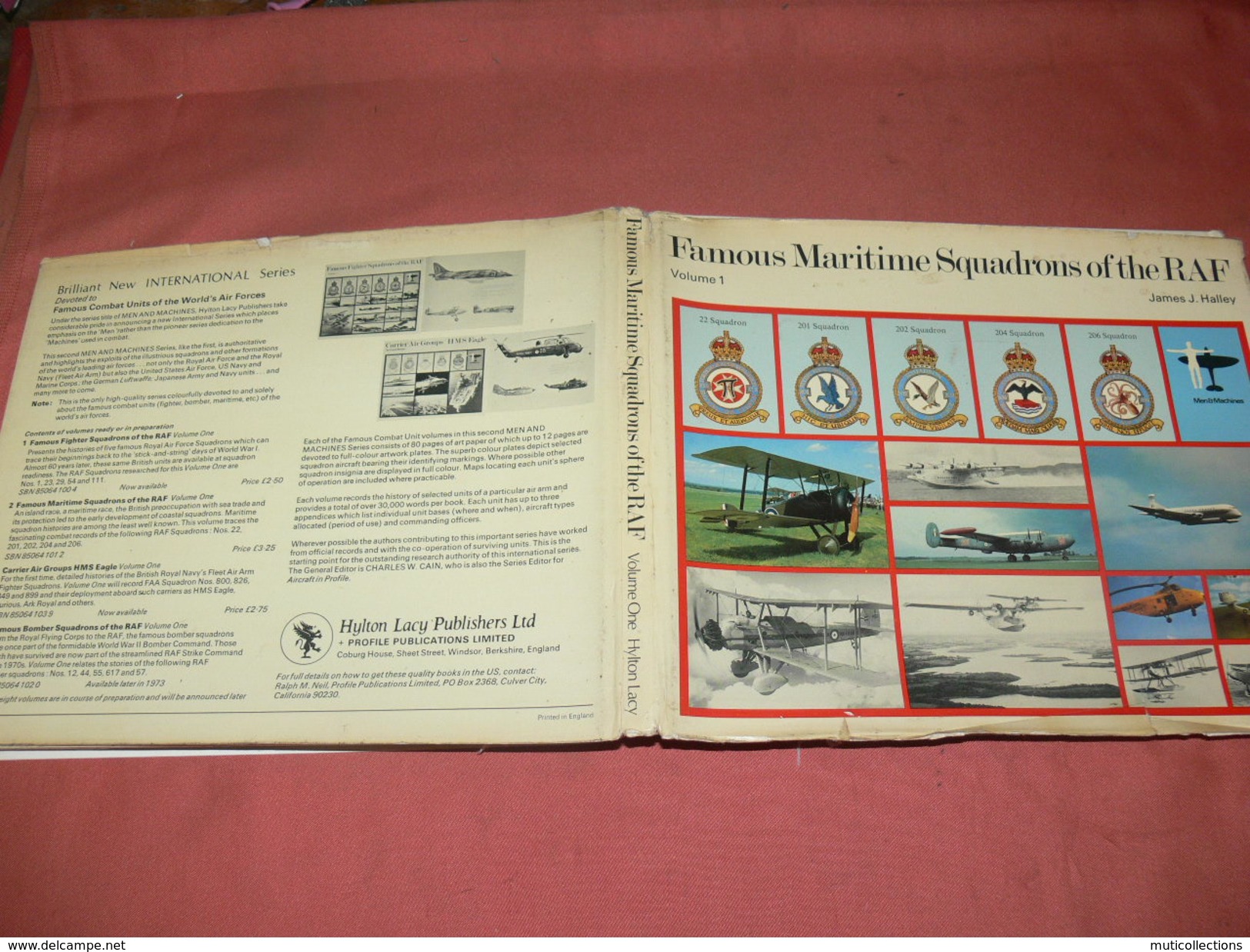 AVION MILITARIA / GUERRE WWII / FAMOUS MARITIME SQUADRONS OF THE RAF / VOLUME 1 / HYLTON LACY PUBLISHERS 1973 - Avión