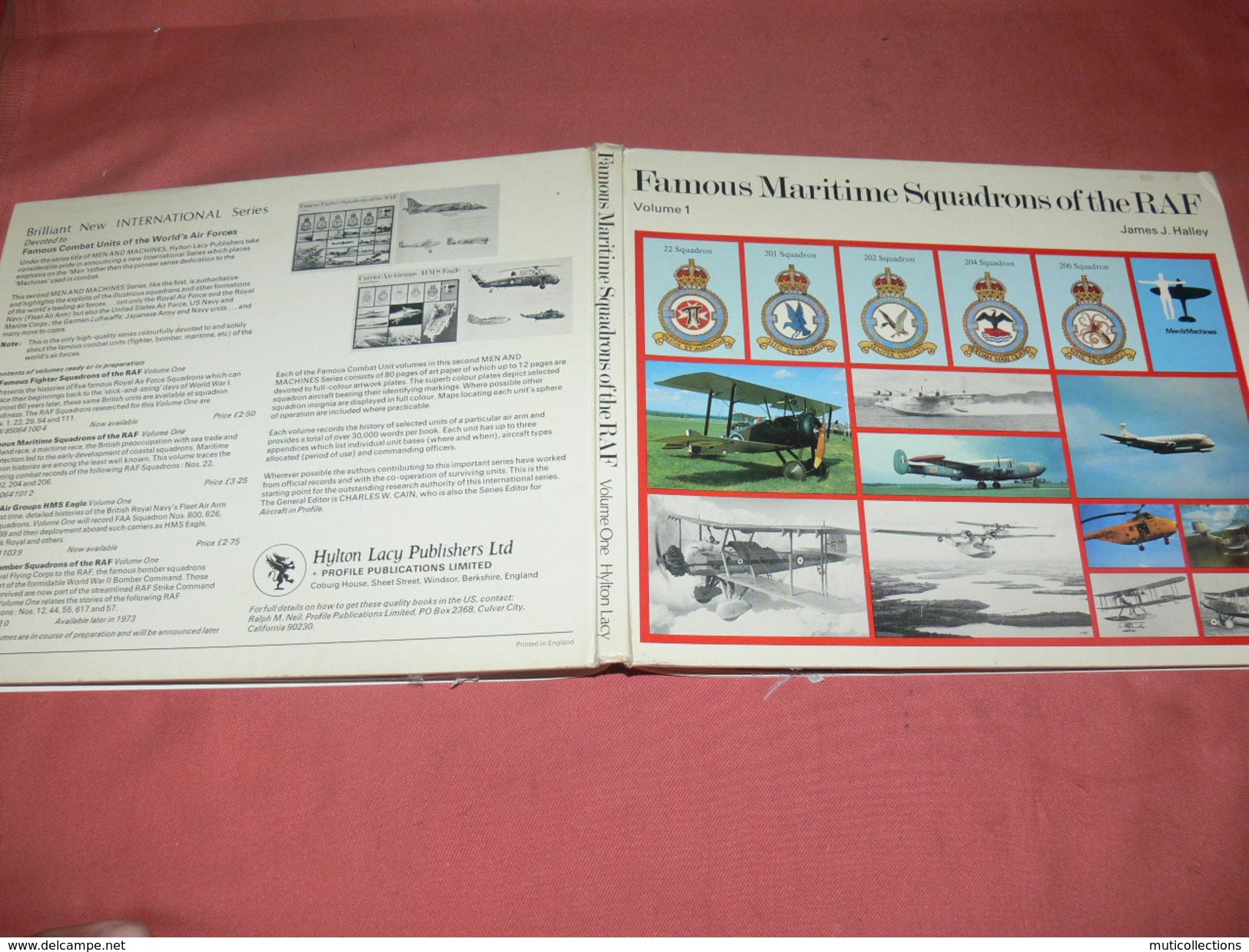 AVION MILITARIA / GUERRE WWII / FAMOUS MARITIME SQUADRONS OF THE RAF / VOLUME 1 / HYLTON LACY PUBLISHERS 1973 - Flugzeuge