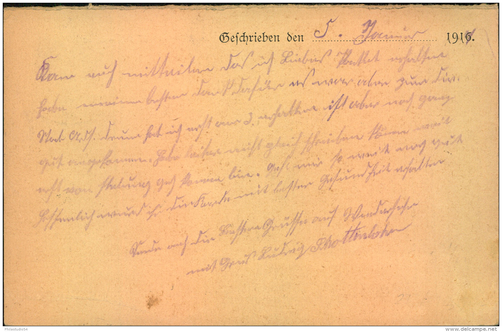 1917, Feldpost Vordruckkarte An Den Ortsausschuß Vom Roten Kreuz In Wörth A.d. Donau - Storia Postale