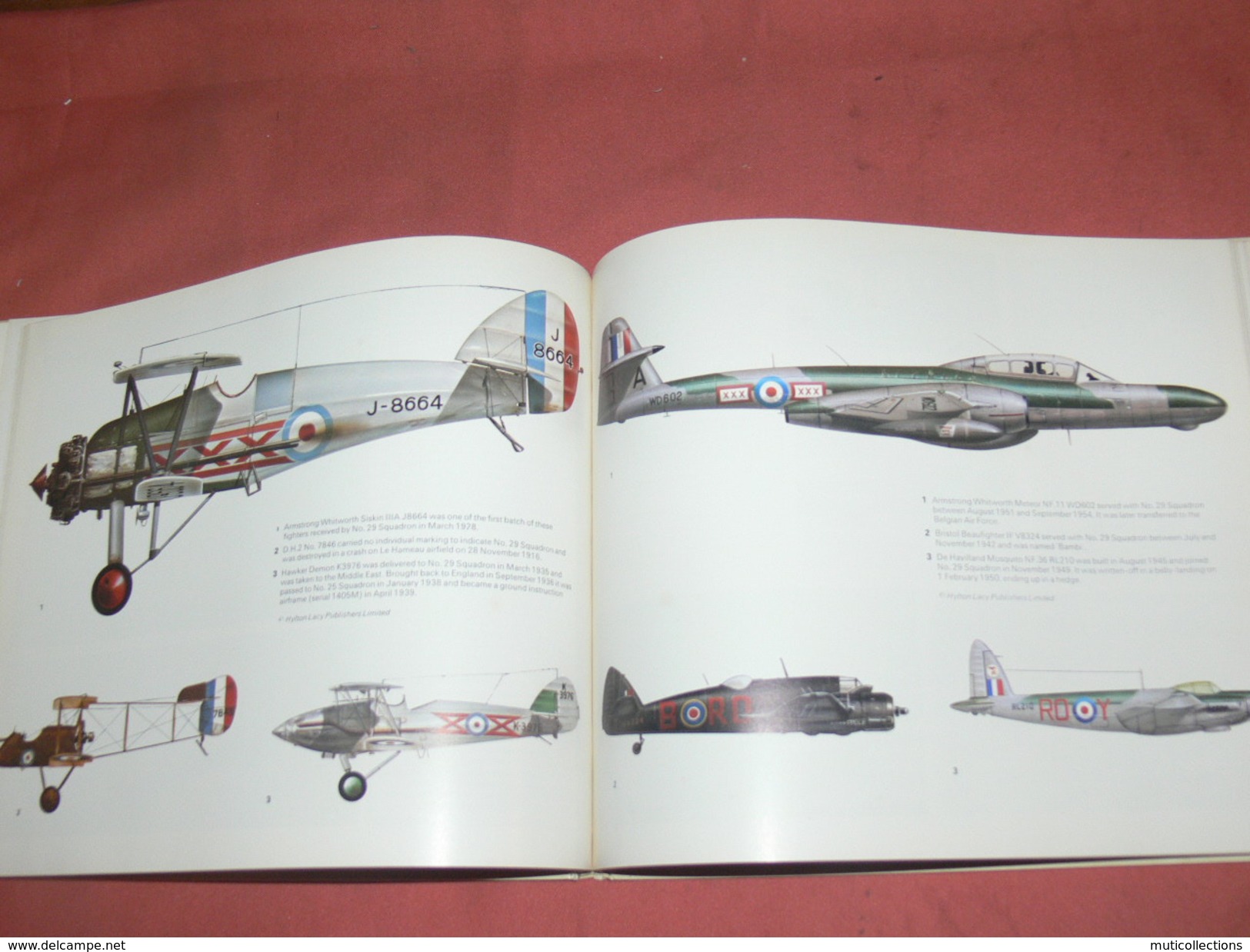 AVION MILITARIA / GUERRE WWII / FAMOUS FIGHTER  SQUADRONS OF THE RAF / VOLUME 1 / HYLTON LACY PUBLISHERS 1973