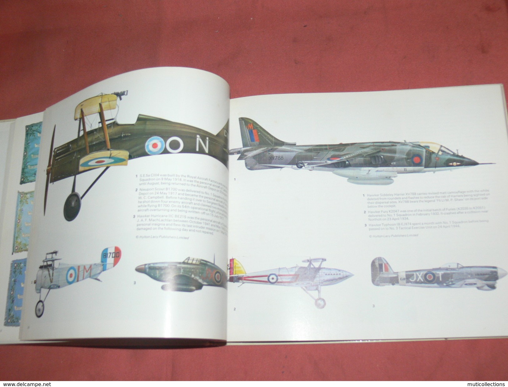 AVION MILITARIA / GUERRE WWII / FAMOUS FIGHTER  SQUADRONS OF THE RAF / VOLUME 1 / HYLTON LACY PUBLISHERS 1973