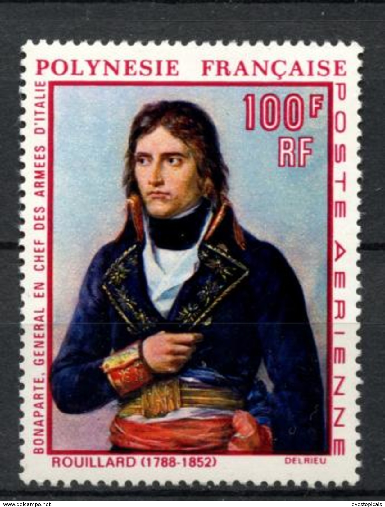 French Polynesia, Exellent Stamp Napoléon Painting 1969 Mint Never Hinged - Napoleon