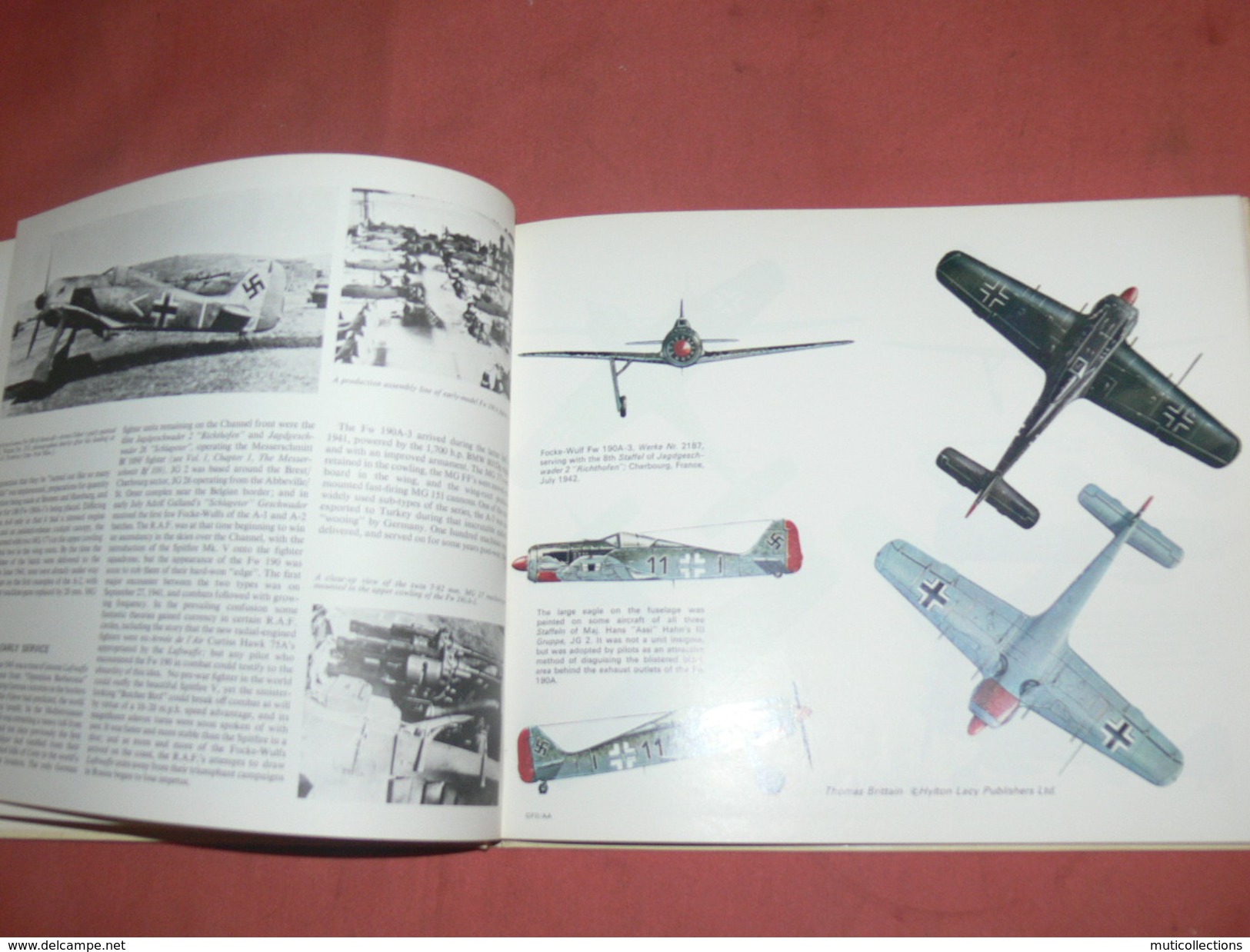 AVION MILITARIA / GUERRE WWII /  GERMAN AIR FORCE FIGHTERS  / VOLUME 2 / HYLTON LACY PUBLISHERS 1971 - Flugzeuge