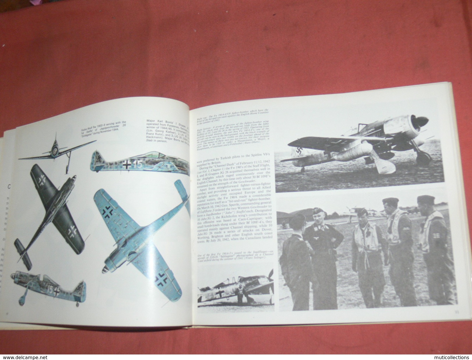 AVION MILITARIA / GUERRE WWII /  GERMAN AIR FORCE FIGHTERS  / VOLUME 2 / HYLTON LACY PUBLISHERS 1971