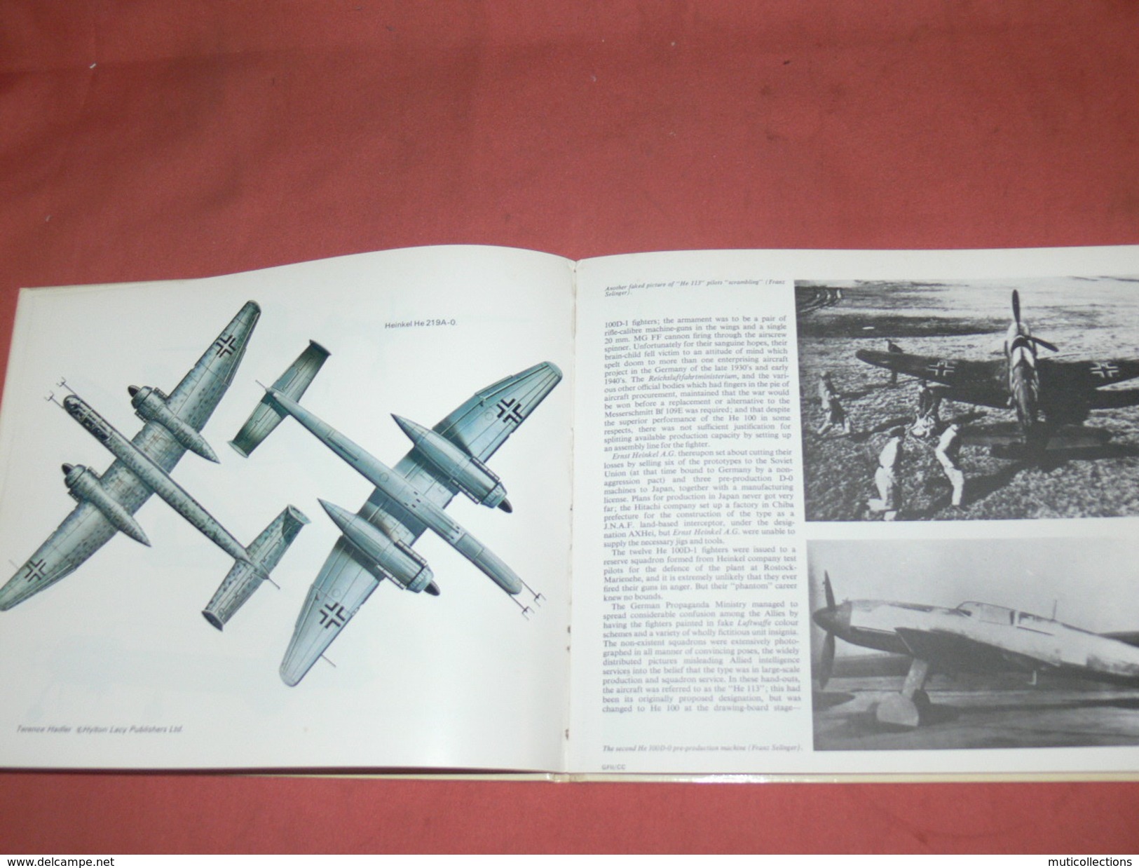 AVION MILITARIA / GUERRE WWII /  GERMAN AIR FORCE FIGHTERS  / VOLUME 2 / HYLTON LACY PUBLISHERS 1971