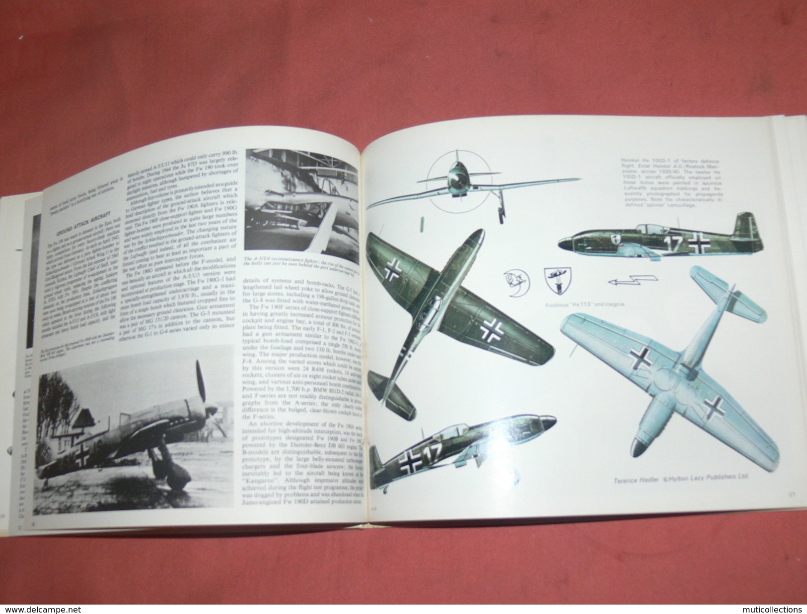 AVION MILITARIA / GUERRE WWII /  GERMAN AIR FORCE FIGHTERS  / VOLUME 2 / HYLTON LACY PUBLISHERS 1971