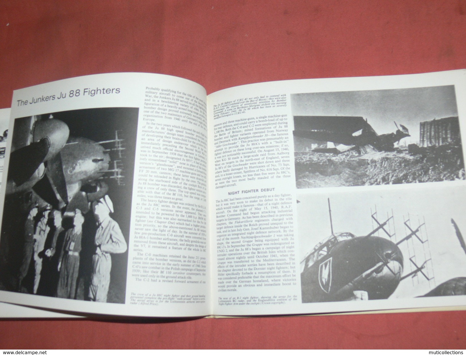 AVION MILITARIA / GUERRE WWII /  GERMAN AIR FORCE FIGHTERS  / VOLUME 2 / HYLTON LACY PUBLISHERS 1971