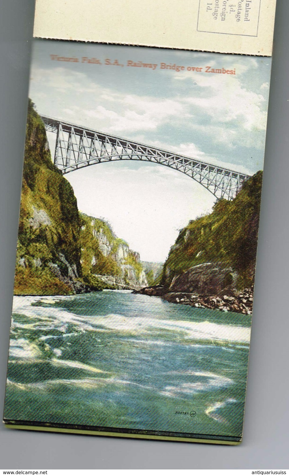 Victoria Falls, Twalve Beautiful Postcards ,  12 cartes postales detachables