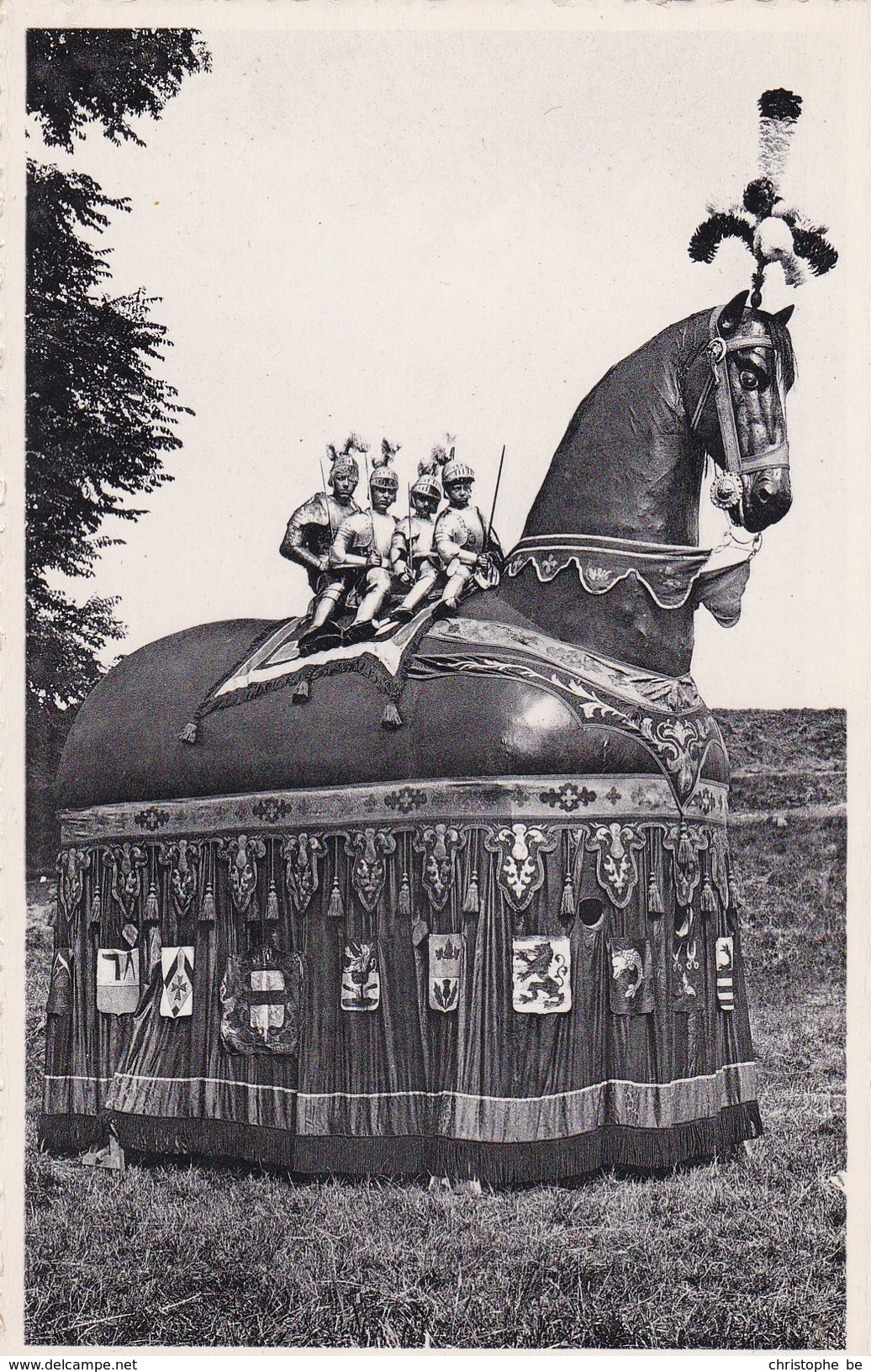 Dendermonde, T Ros Beiaard Maakt Zijn Ronde In De Stad Van Dendermonde Op Zondag 8 Juni 1952 (pk36256) - Dendermonde