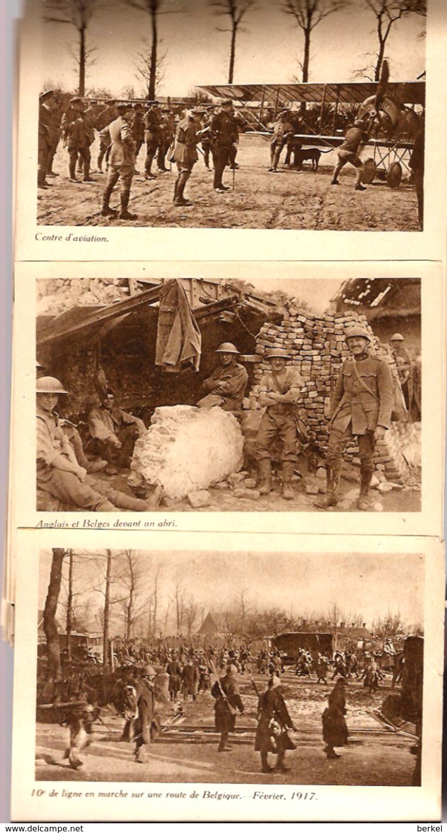 50 Bladen Ordre Du Roi Des Belges Albert I  7- 8-1914 De Liege à Yser 48 Pictures 14x 22.5 Cm Enkele Dubbel !!  MU - Autres & Non Classés