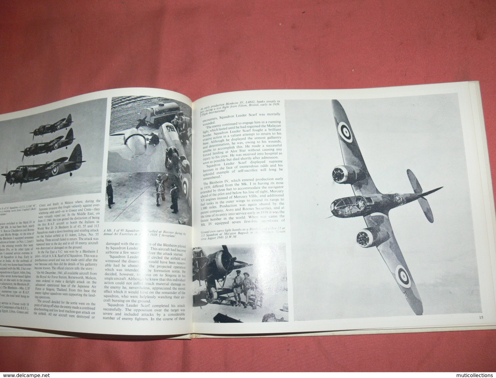 AVION MILITARIA / GUERRE WWII /  RAF  BOMBERS  OF WORLD WAR TWO VOLUME 2 / HYLTON LACY PUBLISHERS 1973