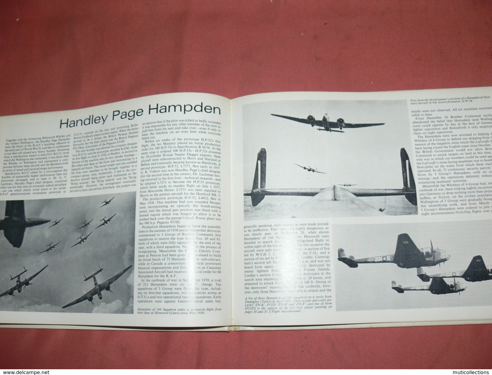 AVION MILITARIA / GUERRE WWII /  RAF  BOMBERS  OF WORLD WAR TWO VOLUME 2 / HYLTON LACY PUBLISHERS 1973