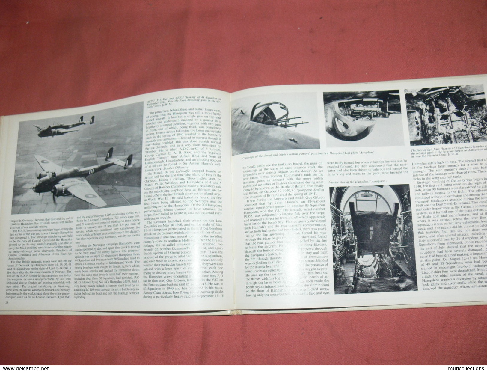 AVION MILITARIA / GUERRE WWII /  RAF  BOMBERS  OF WORLD WAR TWO VOLUME 2 / HYLTON LACY PUBLISHERS 1973