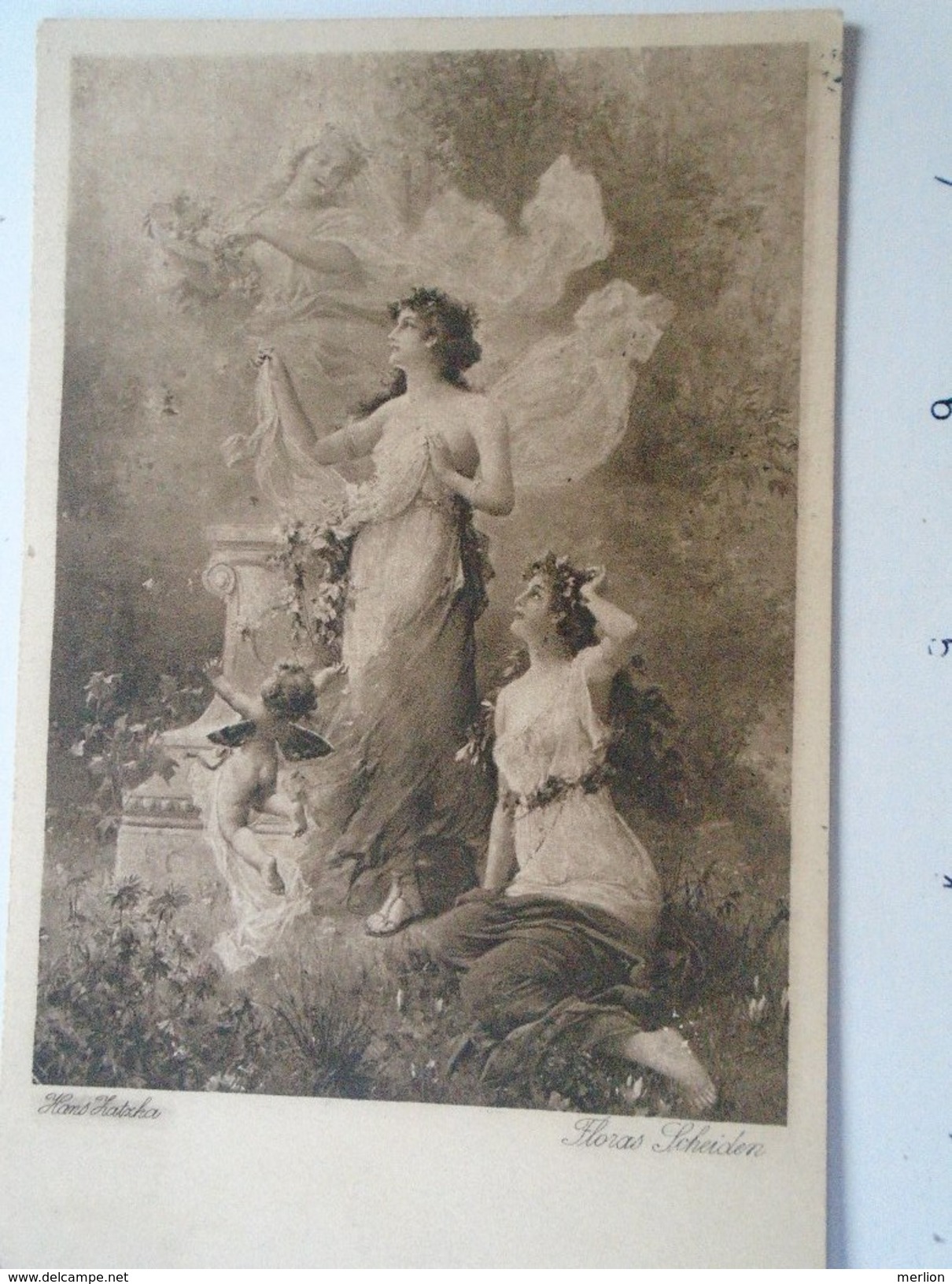 D149637 HANS ZATZKA - Floras Scheiden - Cupid  Women Femme   PU 1931 - Zatzka