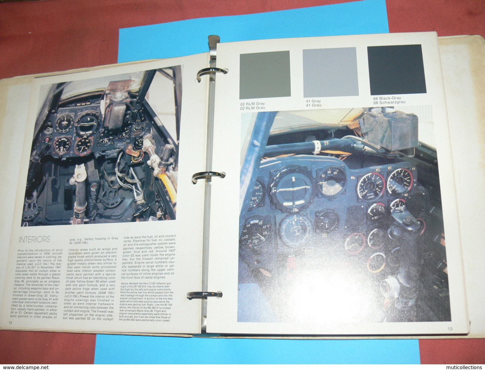 MILITARIA AVION / GUERRE WWII /THE OFFICIAL MONOGRAM PAINTING GUIDE TO GERMAN AIRCRAFT 1935 / 1945 / LUFTWAFFE COLORS