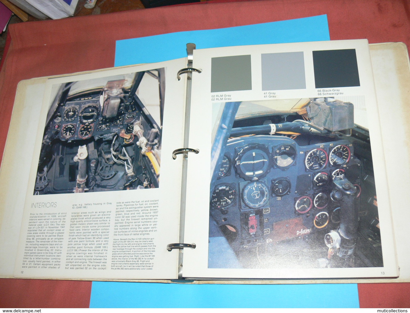 MILITARIA AVION / GUERRE WWII /THE OFFICIAL MONOGRAM PAINTING GUIDE TO GERMAN AIRCRAFT 1935 / 1945 / LUFTWAFFE COLORS