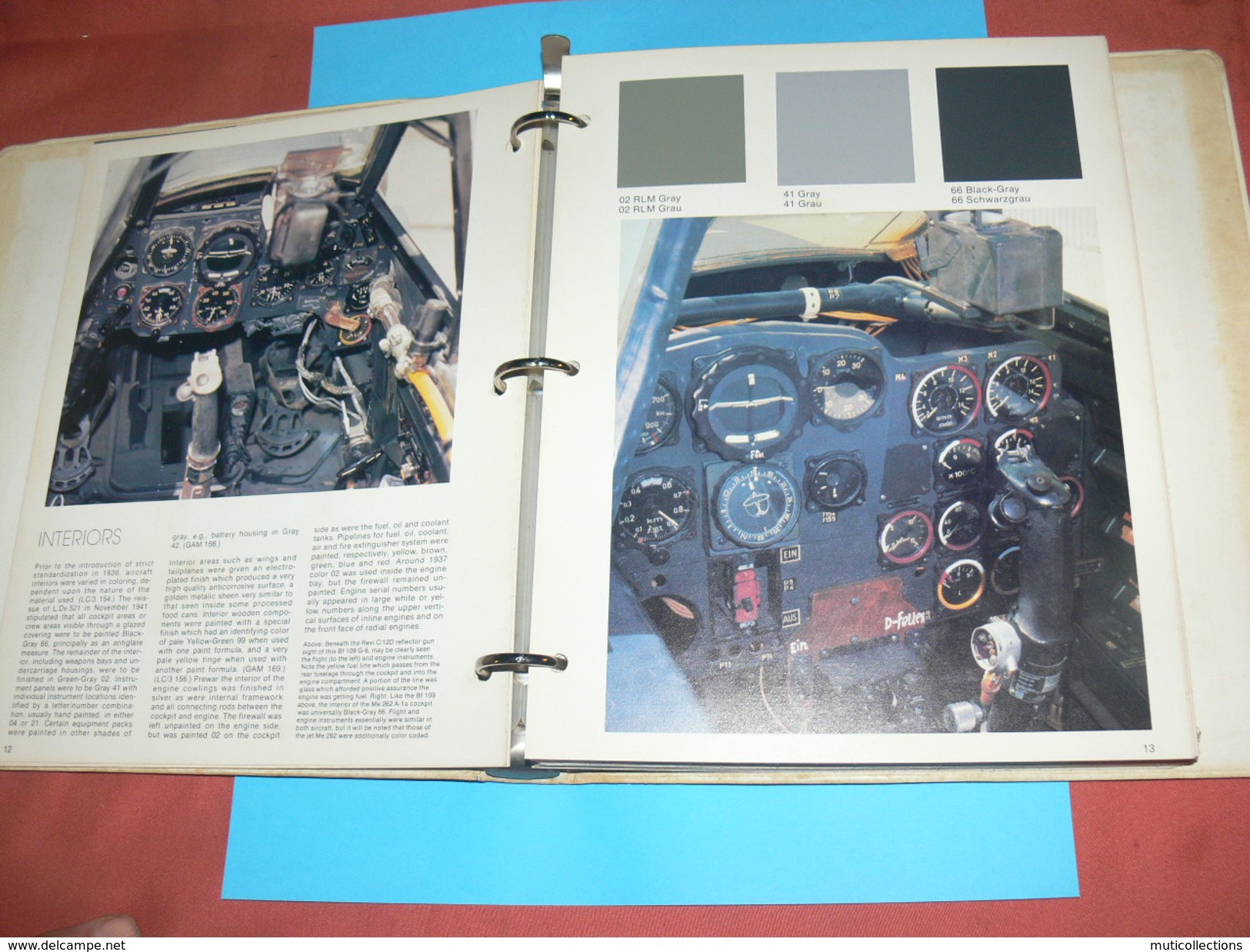 MILITARIA AVION / GUERRE WWII /THE OFFICIAL MONOGRAM PAINTING GUIDE TO GERMAN AIRCRAFT 1935 / 1945 / LUFTWAFFE COLORS