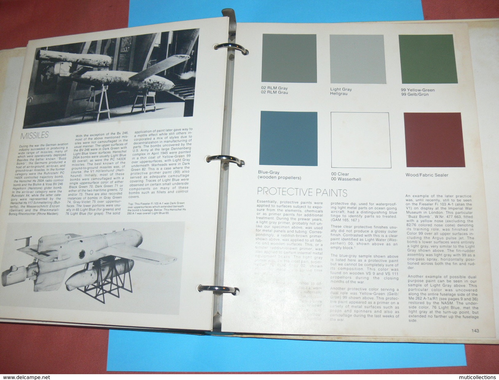 MILITARIA AVION / GUERRE WWII /THE OFFICIAL MONOGRAM PAINTING GUIDE TO GERMAN AIRCRAFT 1935 / 1945 / LUFTWAFFE COLORS