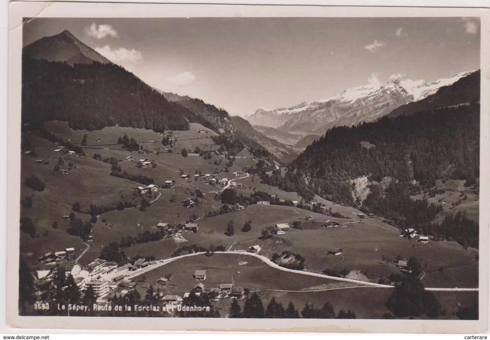 SUISSE,SWITZERLAND,SWISS, HELVETIA,SCHWEIZ,SVIZZERA,LE SEPEY ,VAUD,AIGLE,VUE AERIENNE 1935 - Aigle