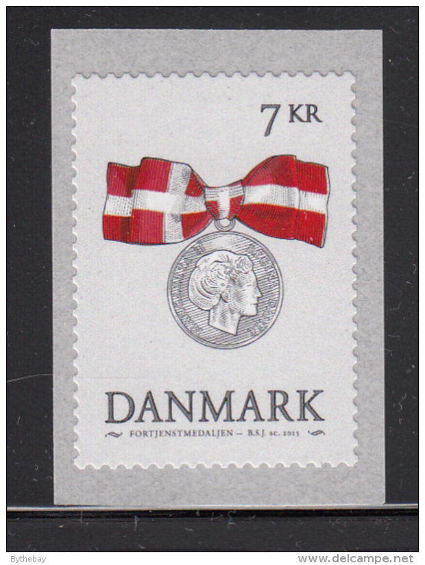 Denmark MNH 2015 7DKK Medal Of Merit - Danish Decorations - Nuovi