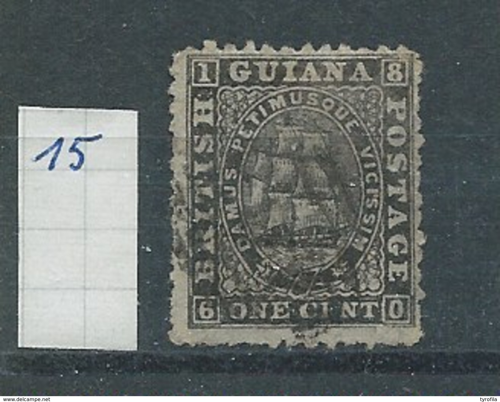 Brits-Guiana     Y /T     15      (O)      Tanding! - British Guiana (...-1966)