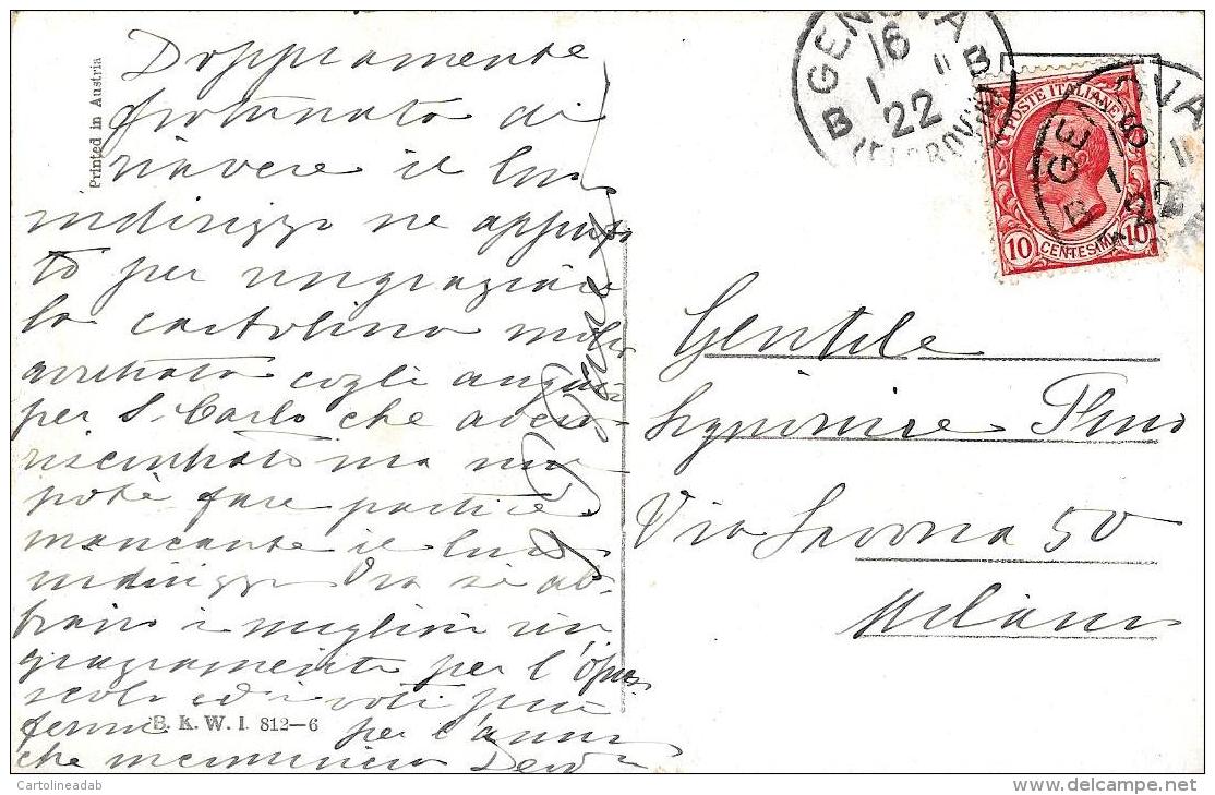 [DC10160] CPA - BAMBINO A CAVALLO - FIRMATA DALL'ILLUSTRATORE FEIERTAG KARL  - Viaggiata 1922 - Old Postcard - Feiertag, Karl