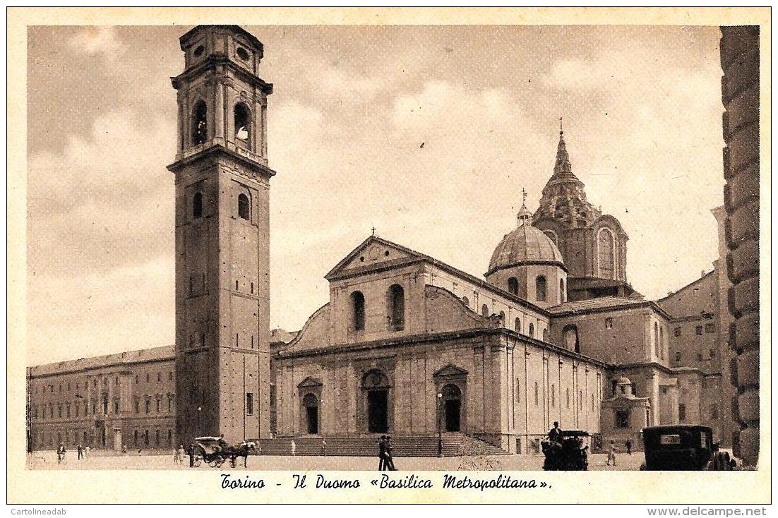 [DC10169] CPA - TORINO - IL DUOMO - BASILICA METROPOLITANA - Non Viaggiata - Old Postcard - Kerken