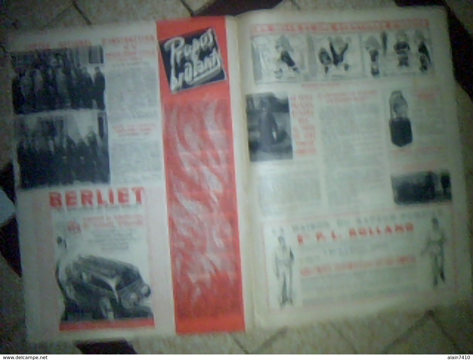 magazine pompiers le feu l alarme janvier 1951 avec des pubs sur les pompiers et materiel d incendie..31 pages