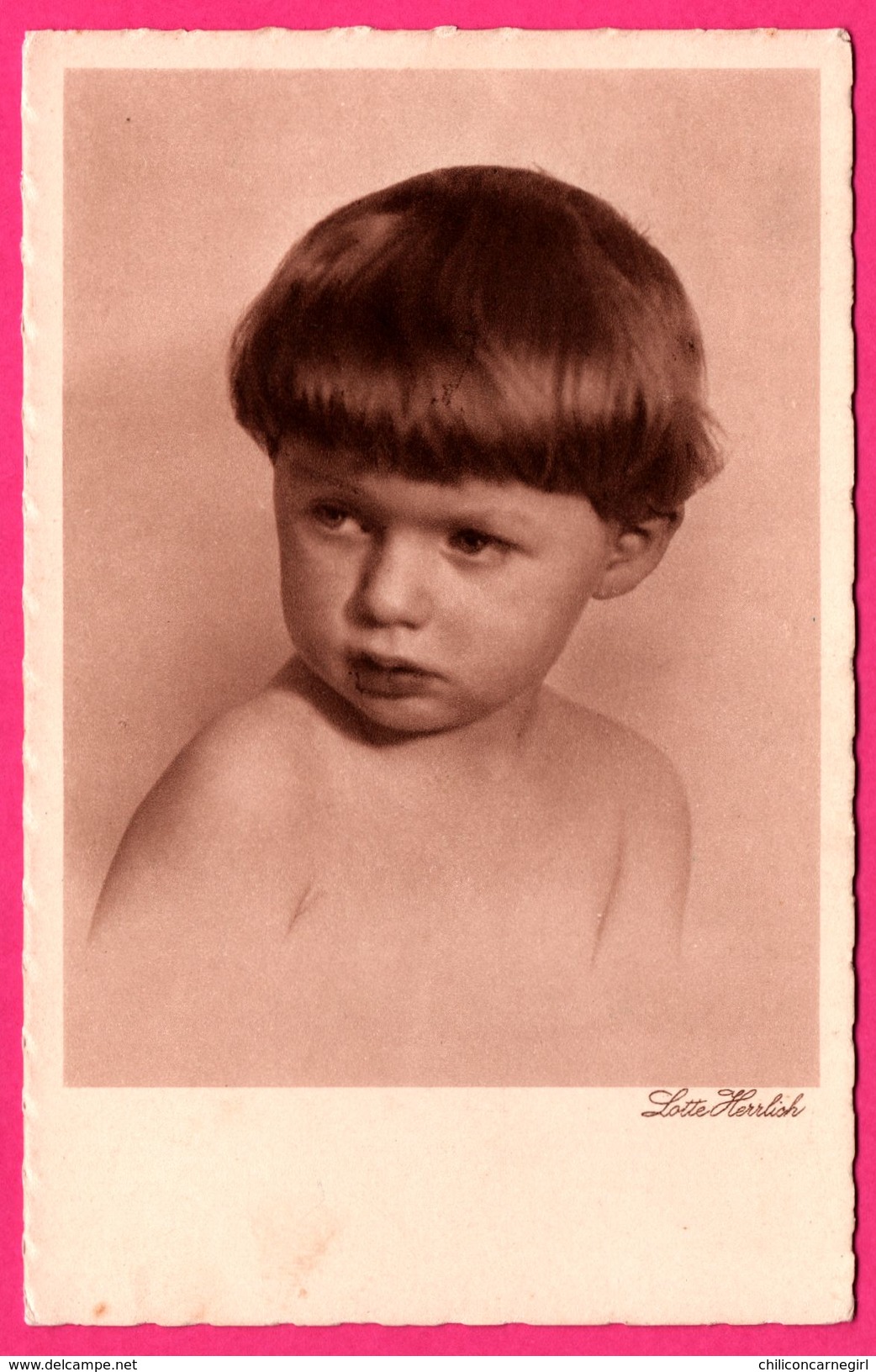 Aus Der Mappe - Lotte Herrilich - Kinderköpfe - Portrait De Petit Garçon - WALDEMAR HELDT - Herrlich, Lotte