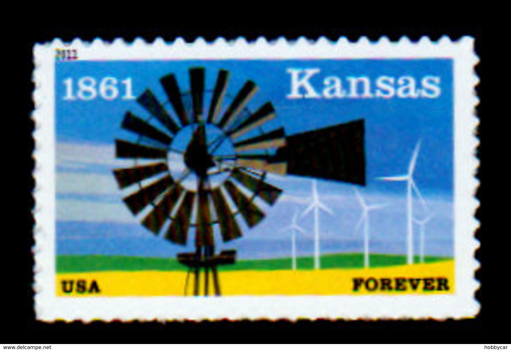 USA, 2011, Scott #4493, Kansas Statehood, 1864, Forever Single, MNH, VF - Unused Stamps