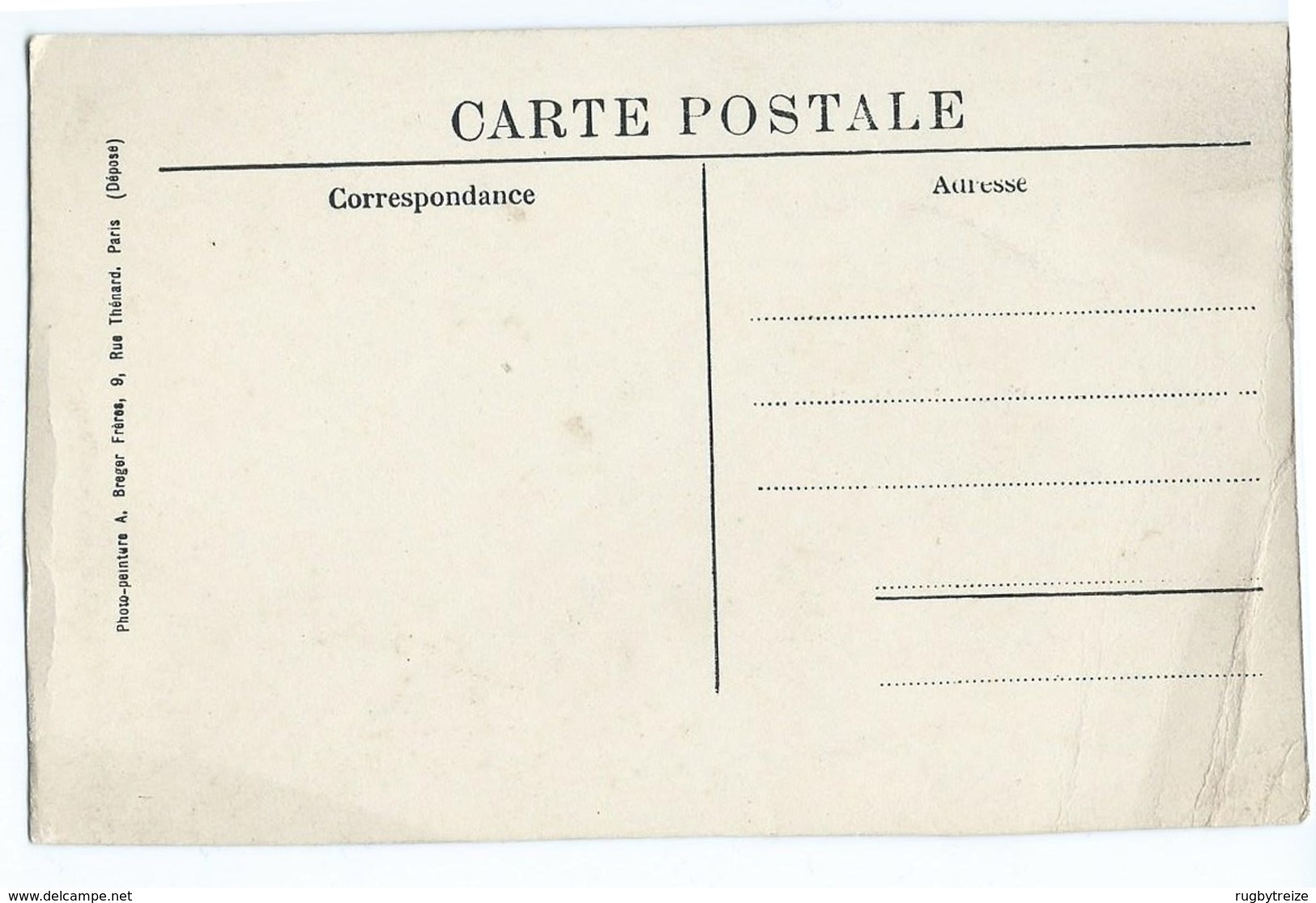 2796 Lot de 50 CPA - PETITES CARTES toute la France: RennesThann Sedan Tonquedec etc.. toutes faces scannées