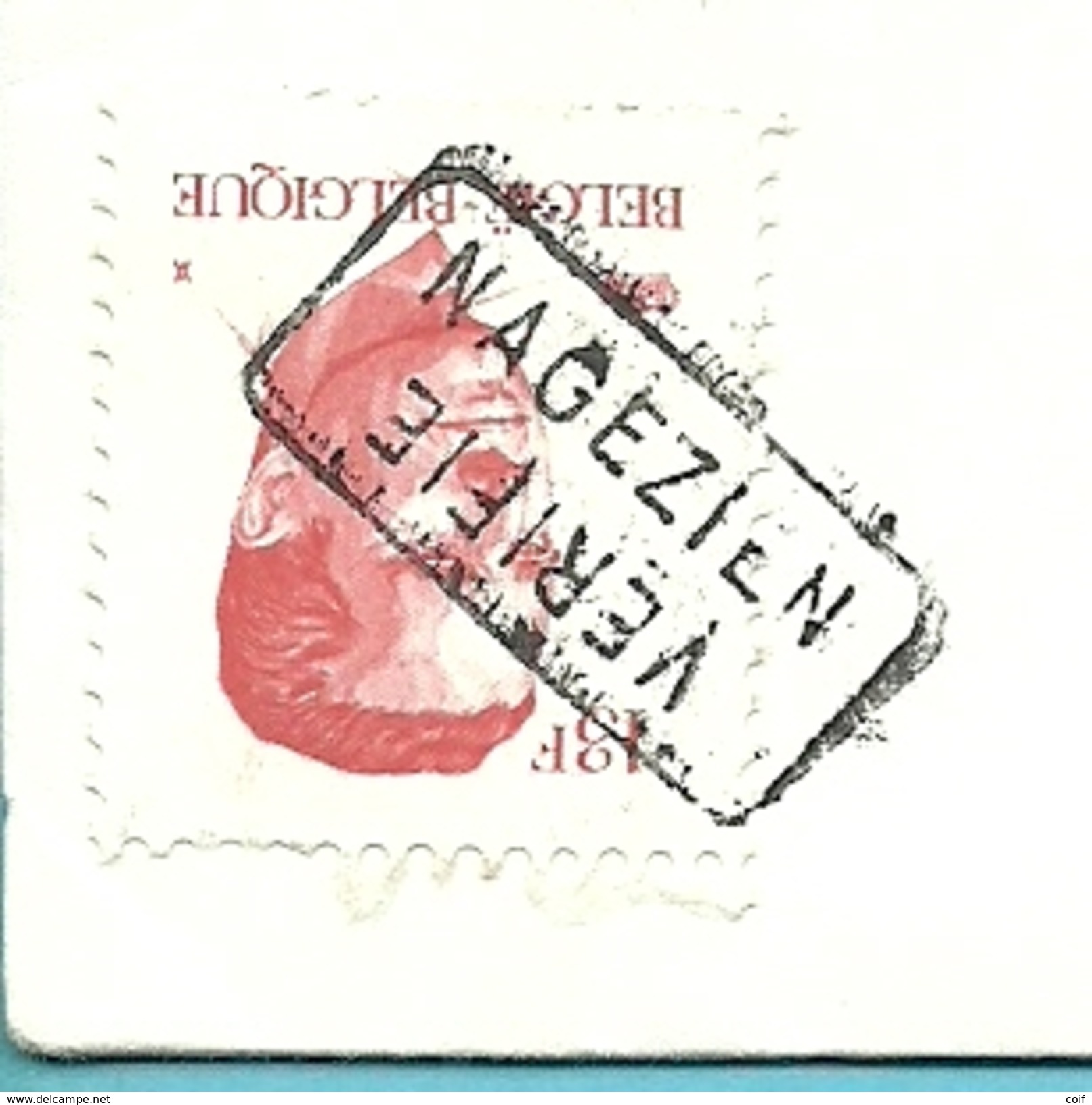 2203 Op Brief Niet Ontwaard Bij Vertrek STEENOKKERZEEL, Wel Met Stempel NAGEZIEN /VERIFIE !!!! - 1981-1990 Velghe