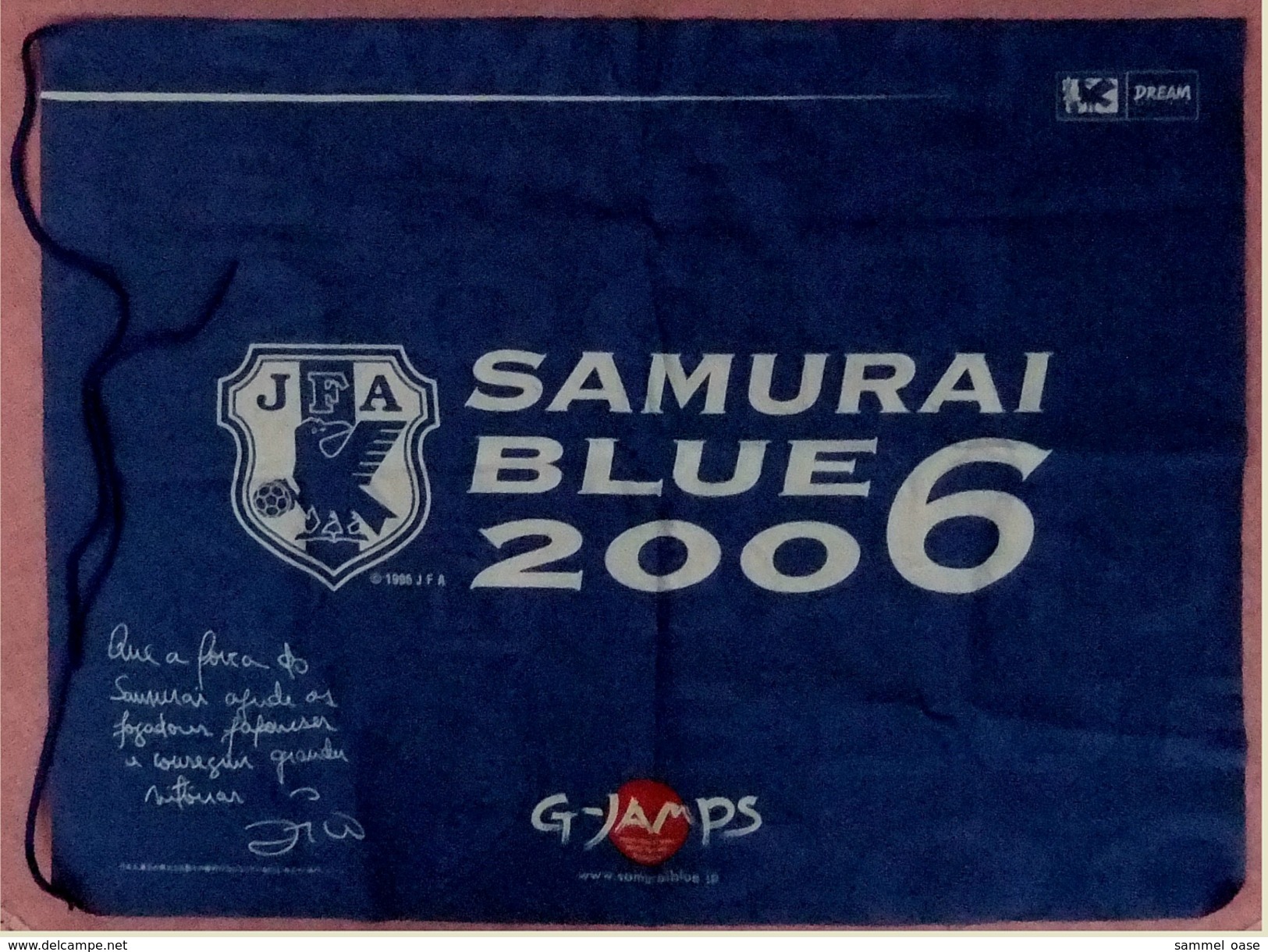 Flagge / Fahne  JFA Samurai Blue / Japan  -  Material : Polyester  -  Größe Ca. 79 X 59 Cm - Sonstige & Ohne Zuordnung