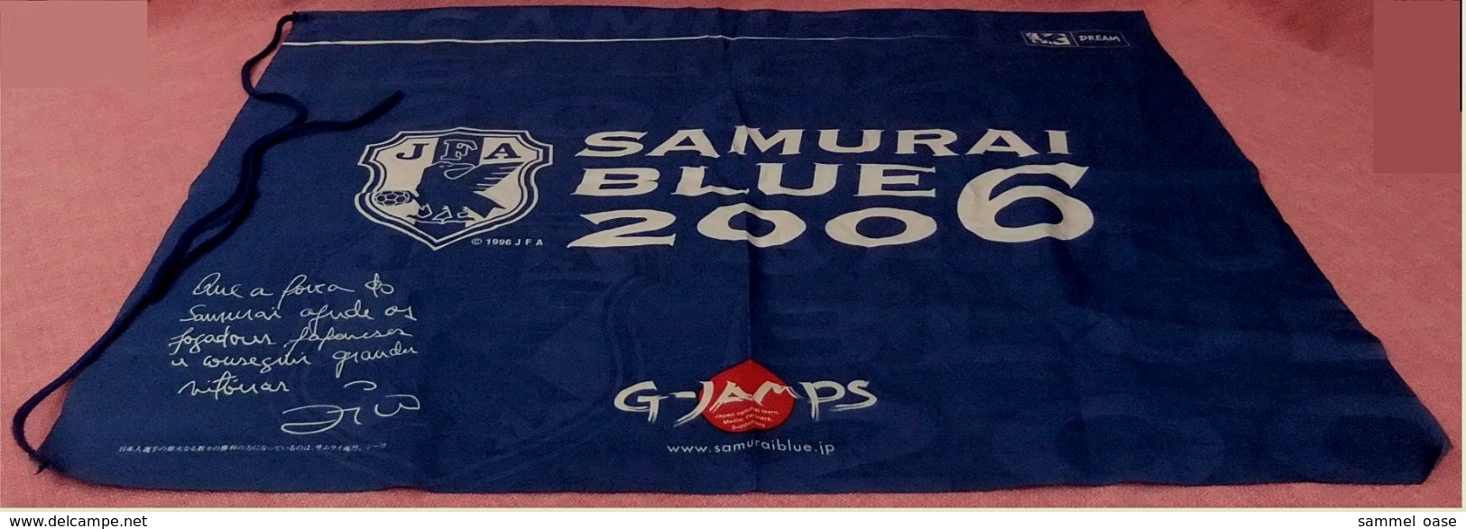 Flagge / Fahne  JFA Samurai Blue / Japan  -  Material : Polyester  -  Größe Ca. 79 X 59 Cm - Sonstige & Ohne Zuordnung