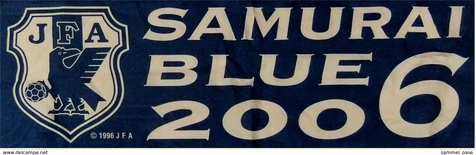 Flagge / Fahne  JFA Samurai Blue / Japan  -  Material : Polyester  -  Größe Ca. 79 X 59 Cm - Sonstige & Ohne Zuordnung