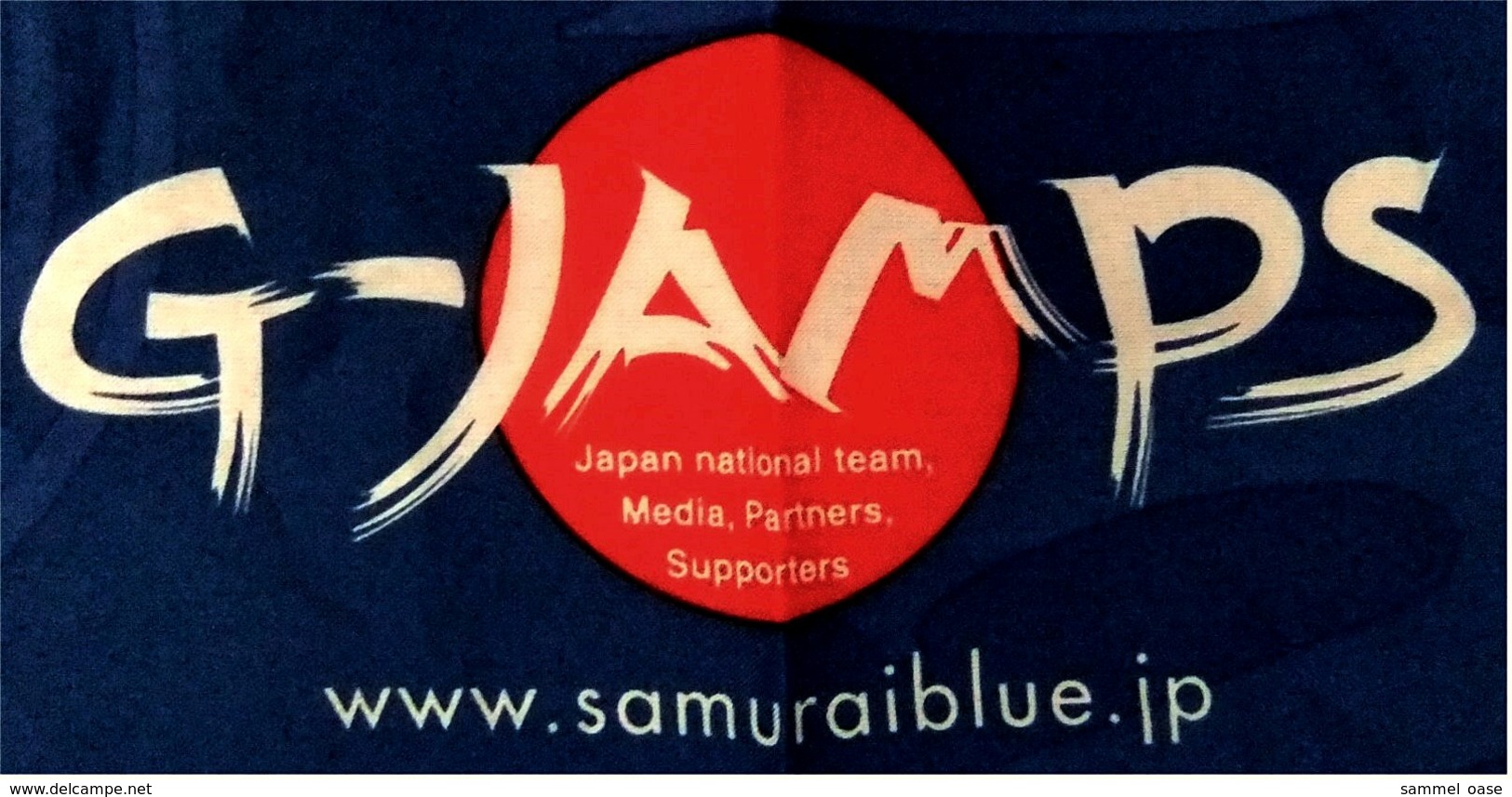 Flagge / Fahne  JFA Samurai Blue / Japan  -  Material : Polyester  -  Größe Ca. 79 X 59 Cm - Sonstige & Ohne Zuordnung