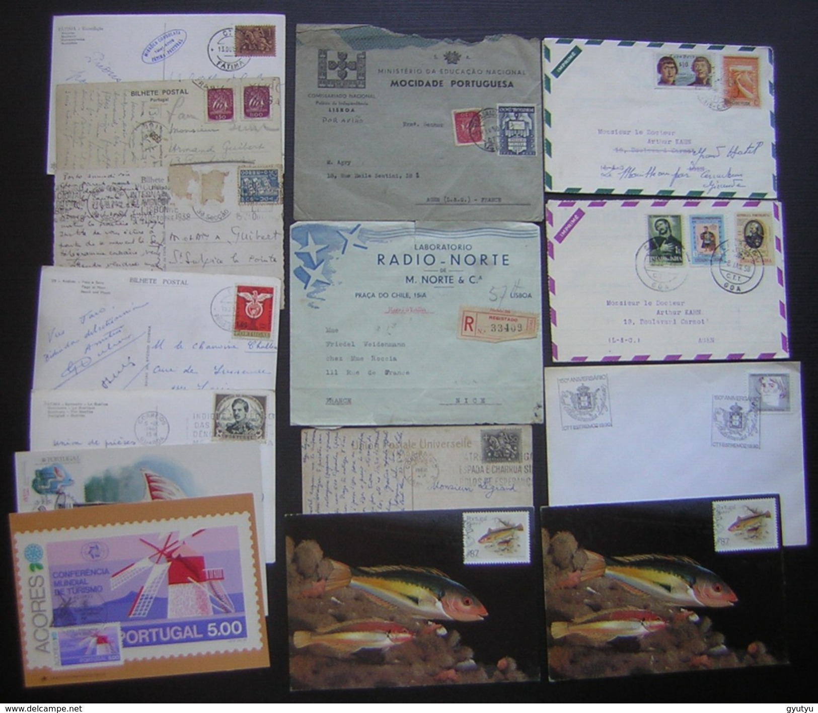 Portugal Lot De 15 Cartes  Lettres Et Divers, Voir Photos ! - Marcophilie