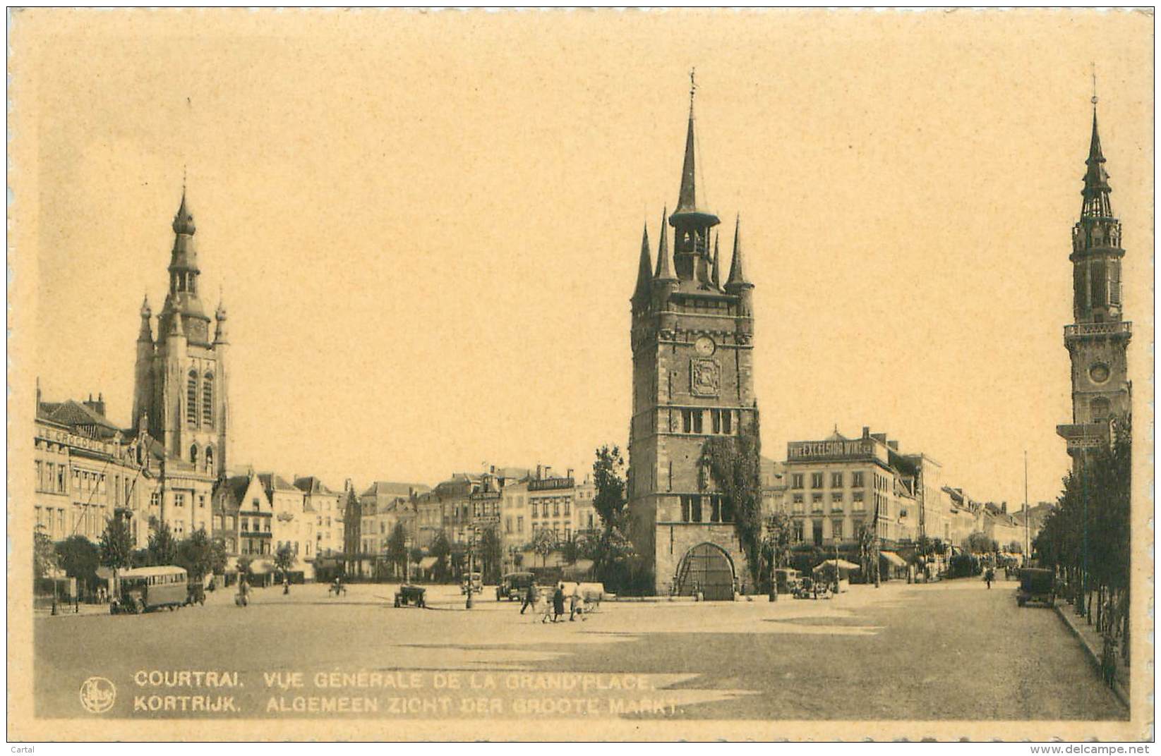 KORTRIJK - Algemeen Zicht Der Groote Markt - Kortrijk