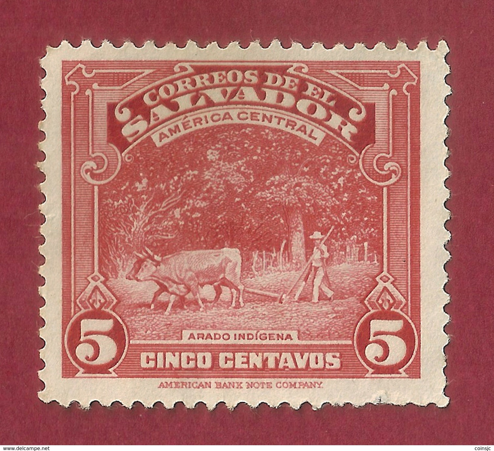 El Salvador - 5 C - 1938 - El Salvador