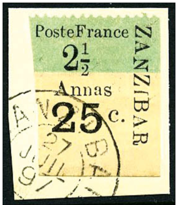 N&deg;37A, 2 1/2 Vert P&acirc;le, Type II, Oblit&eacute;r&eacute; Sur Petit Fragment, TB - Other & Unclassified