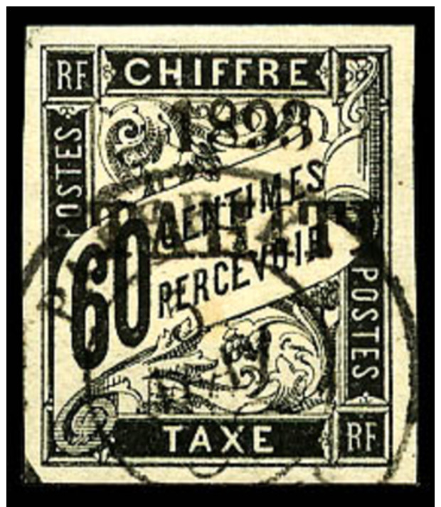 Taxe N&deg;24, 60 C. Noir, Oblit&eacute;r&eacute;, Superbe - Other & Unclassified