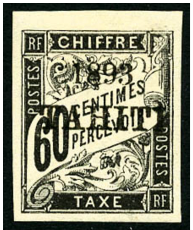 Taxe N&deg;24, 60 C. Noir, TB - Other & Unclassified