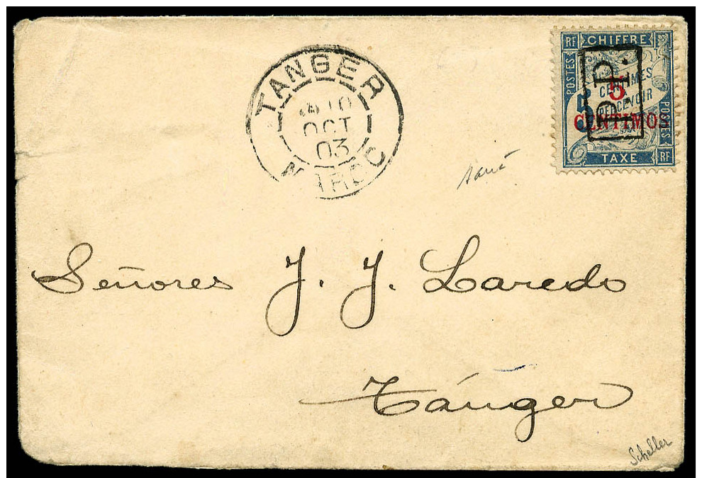 N&deg;18, 5 C. Sur 5 C. Bleu, Sur Enveloppe Avec C&agrave;d Du 10 Octobre 1903, Destination Locale, TB - Other & Unclassified