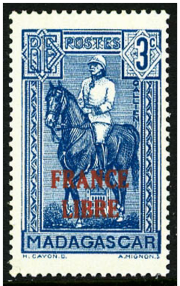 N&deg;243, 3 C. Bleu, France Libre, Superbe - Other & Unclassified