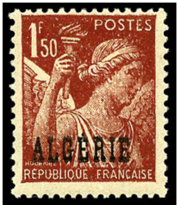 N&deg;233a, (2 F. Sur) 1 F.50 Rouge-brun, Sans Surcharge 2 F., TB - Other & Unclassified