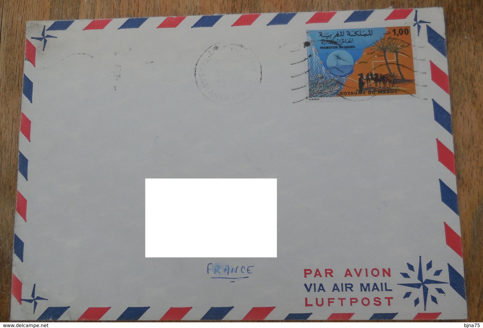 MAROC 1978 N° YT 806 / Promotion Du Sahara / Seul Lettre Vers La France - Maroc (1956-...)