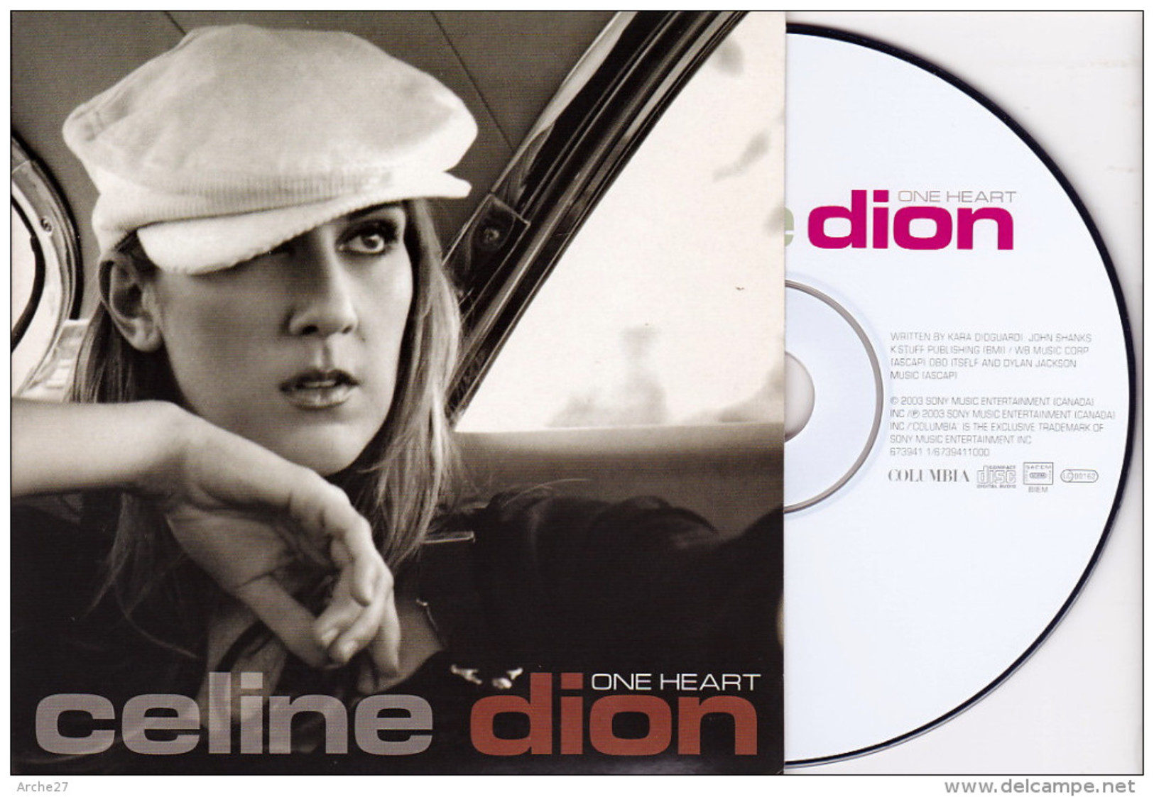 CD Single - CELINE DION - One Heart - Disco, Pop